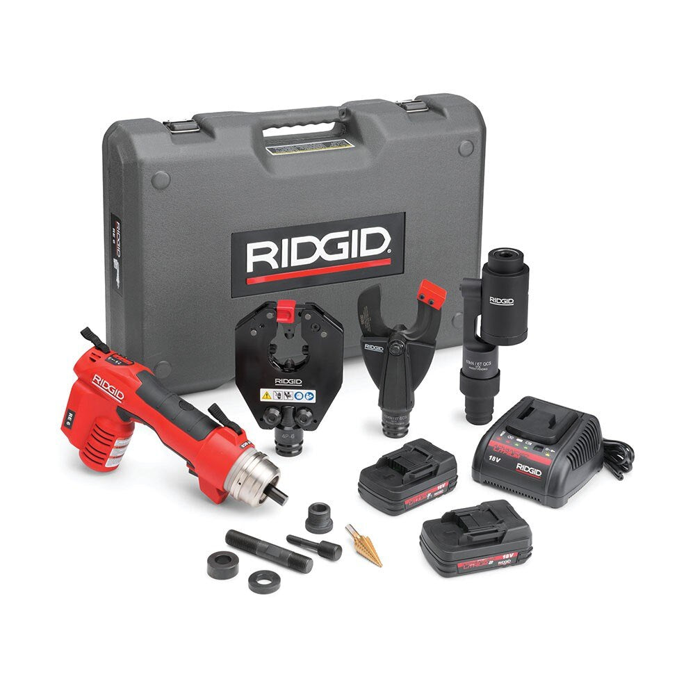 RIDGID 52093 RE 6 Electrical Tool Cut, Crimp & Punch Kit
