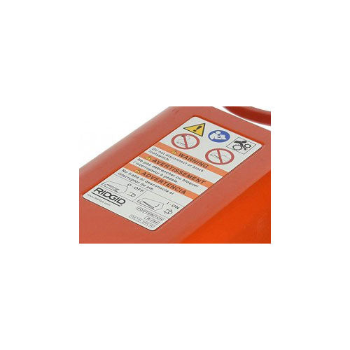 RIDGID 36667 B-294 Foot Pedal Warning Label for RIDGID 36692 36642